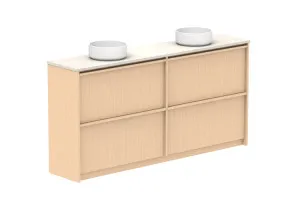Eli Ensuite 1800 All Drawer Double Bowl Vanity, Floor Mount, Blonde Oak by ADP, a Vanities for sale on Style Sourcebook