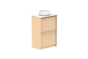 Eli Ensuite 600 All Drawer Centre Bowl Vanity, Floor Mount, Blonde Oak by ADP, a Vanities for sale on Style Sourcebook