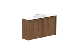Eli Mini 900 Centre Bowl Vanity, Wall Hung, Florentine Walnut by ADP, a Vanities for sale on Style Sourcebook