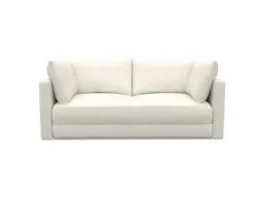 Porter Boucle Ivory Sofa Bed - 2 Seater by James Lane, a Sofa Beds for sale on Style Sourcebook