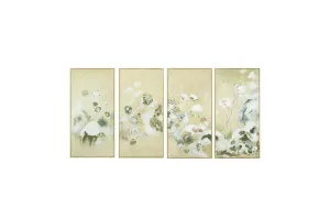 Botanical Whispers Wall Art Canvas Set of Four 120cm x 60cm by Luxe Mirrors, a Prints for sale on Style Sourcebook