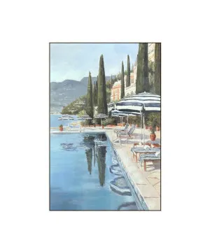 Mediterranean Escape Wall Art Canvas 120cm x 80cm by Luxe Mirrors, a Prints for sale on Style Sourcebook