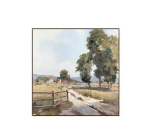 Quiet Country Road Wall Art Canvas 80cm x 80cm by Luxe Mirrors, a Prints for sale on Style Sourcebook