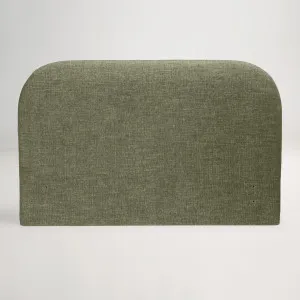 Arlo Double Curved Headboard - Green by Lounge Lovers, a Bed Heads for sale on Style Sourcebook
