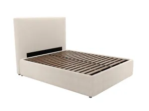 Havana Leo Gas Lift Bed View Cream Queen by James Lane, a Beds & Bed Frames for sale on Style Sourcebook