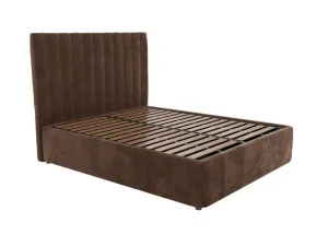 Valor Leo Gas Lift Bed Muse Chocolate King by James Lane, a Beds & Bed Frames for sale on Style Sourcebook