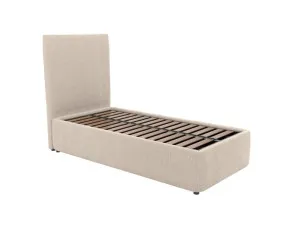 Valor Leo Gas Lift Bed Avon Taupe King Single by James Lane, a Beds & Bed Frames for sale on Style Sourcebook