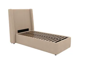 Wing Leo Gas Lift Bed Muse Driftwood Single by James Lane, a Beds & Bed Frames for sale on Style Sourcebook