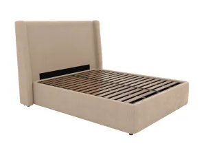 Wing Leo Gas Lift Bed Muse Driftwood King by James Lane, a Beds & Bed Frames for sale on Style Sourcebook