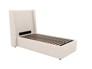 Wing Leo Gas Lift Bed Kent Bisque King Single by James Lane, a Beds & Bed Frames for sale on Style Sourcebook