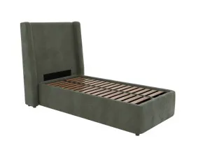 Wing Leo Gas Lift Bed Tribute Dark Jade King Single by James Lane, a Beds & Bed Frames for sale on Style Sourcebook