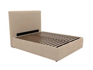 Havana Leo Gas Lift Bed Muse Driftwood by James Lane, a Beds & Bed Frames for sale on Style Sourcebook