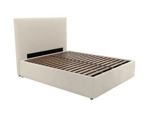 Havana Leo Gas Lift Bed Muse Flax by James Lane, a Beds & Bed Frames for sale on Style Sourcebook