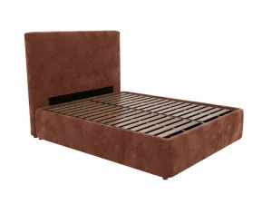 Havana Leo Gas Lift Bed Muse Rust by James Lane, a Beds & Bed Frames for sale on Style Sourcebook