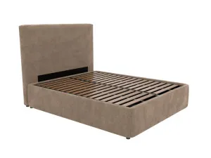 Havana Leo Gas Lift Bed Tribute Walnut by James Lane, a Beds & Bed Frames for sale on Style Sourcebook
