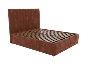 Valor Leo Gas Lift Bed Muse Rust by James Lane, a Beds & Bed Frames for sale on Style Sourcebook