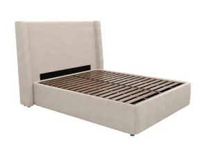 Wing Leo Gas Lift Bed Noa Desert by James Lane, a Beds & Bed Frames for sale on Style Sourcebook