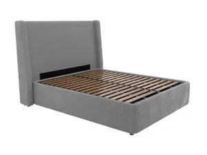 Wing Leo Gas Lift Bed View Steel by James Lane, a Beds & Bed Frames for sale on Style Sourcebook