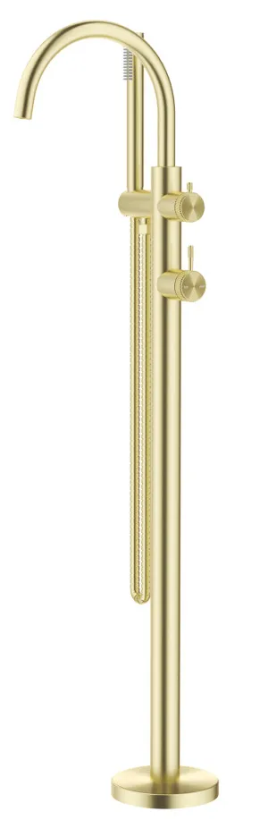Mica Fluted Freestanding Bath Mixer with Hand Shower - TRIM KIT ONLY by Bella Vista, a Bathroom Taps & Mixers for sale on Style Sourcebook