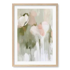 Soft Abstract Flowers Wall Art Print by Sally Ann Moss by Profile Australia, a Prints for sale on Style Sourcebook