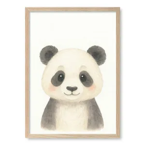 Animal Friends Panda Childrens Wall Art Print by Profile Australia, a Prints for sale on Style Sourcebook