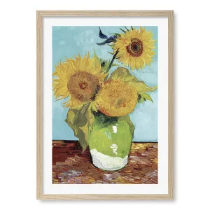 Vase with Three Sunflowers - Vincent van Gogh Art Print by Profile Australia, a Prints for sale on Style Sourcebook