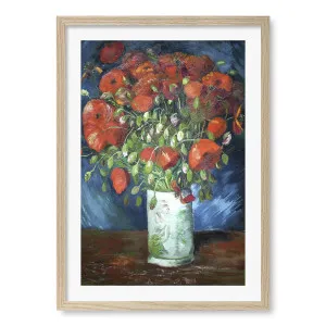 Vase with Poppies - Vincent van Gogh Art Print by Profile Australia, a Prints for sale on Style Sourcebook