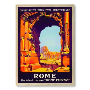 Rome Italy Vintage Travel Poster Print by Profile Australia, a Prints for sale on Style Sourcebook