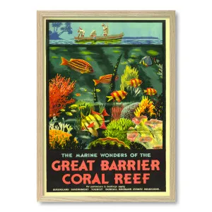Marine Wonders of the Great Barrier Reef Vintage Travel Poster Print by Profile Australia, a Prints for sale on Style Sourcebook