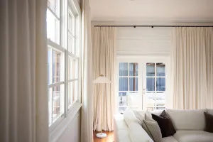 Hamptons Natural Semi-Sheer by DrapeCo, a Curtains for sale on Style Sourcebook