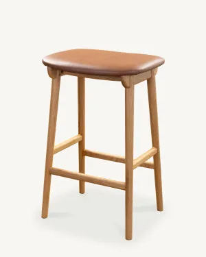 FIKA Counter Stool - Leather by The Modern, a Bar Stools for sale on Style Sourcebook
