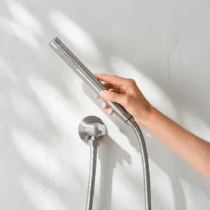 Outdoor Shower Hose + Sprayer, Stainless Steel, Yabby by Yabby, a Shower Heads & Mixers for sale on Style Sourcebook