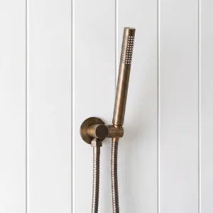 Straight Shower Hose + Sprayer Antique Brass for Yabby by Yabby, a Shower Heads & Mixers for sale on Style Sourcebook