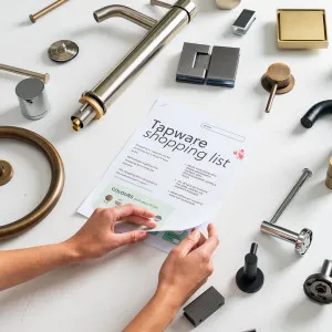 Rectangle Toilet Flush Buttons Brushed Brass by Yabby by Yabby, a Toilets & Bidets for sale on Style Sourcebook