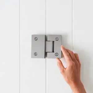 Yabby Glass to Glass Shower Hinge Stainless Steel 8-12 mm by Yabby, a Shower Screens & Enclosures for sale on Style Sourcebook