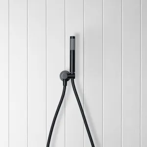Straight Shower Hose + Sprayer, Matte Black, Handheld Shower for Bathroom, Yabby by Yabby, a Shower Heads & Mixers for sale on Style Sourcebook