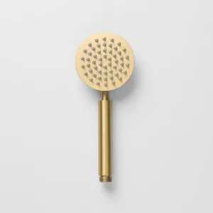 Round Shower Sprayer Head Brushed Brass for Bathroom Accessories by Yabby by Yabby, a Shower Heads & Mixers for sale on Style Sourcebook