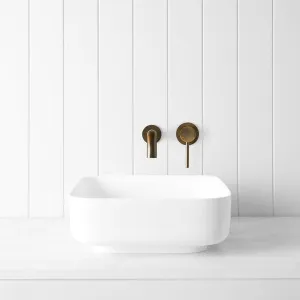 Above Counter Square Basin Matte White by Yabby, Bathroom Vanity Sink by Yabby, a Basins for sale on Style Sourcebook