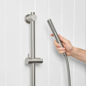 Straight Hand Shower + Adjustable Rail in Stainless Steel by Yabby by Yabby, a Shower Heads & Mixers for sale on Style Sourcebook