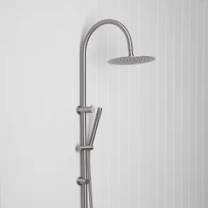 Gooseneck Combination Shower + Straight Sprayer Stainless Steel, Adjustable Handheld Sprayer, Diverter, Yabby by Yabby, a Shower Heads & Mixers for sale on Style Sourcebook