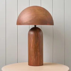 Dawn Ballarat Rust Table Lamp with Iron and Patina Finish for Modern and Industrial Interiors by Dawn, a Table & Bedside Lamps for sale on Style Sourcebook