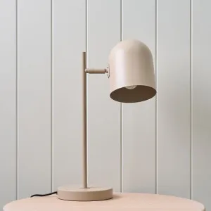 Dawn Wodonga Taupe Table Lamp, Iron with Satin Taupe Finish, for Desk or Bedside Table by Dawn, a Table & Bedside Lamps for sale on Style Sourcebook