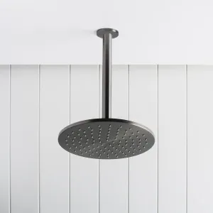 Ceiling Shower Arm And Head Gunmetal by Yabby by Yabby, a Shower Heads & Mixers for sale on Style Sourcebook