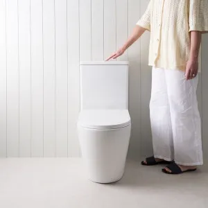 Angled Back-To-Wall Toilet Suite by Yabby, Modern Design, Back-to-Wall, Durable Construction, Bathroom Accessories by Yabby, a Toilets & Bidets for sale on Style Sourcebook