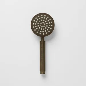 Round Shower Sprayer Head Antique Brass for Bathroom Accessories by Yabby by Yabby, a Shower Heads & Mixers for sale on Style Sourcebook