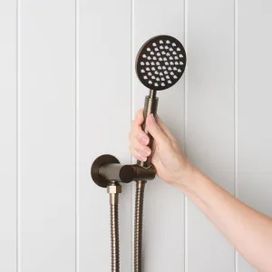 Round Shower Hose + Sprayer Antique Brass for Bathroom, Yabby by Yabby, a Shower Heads & Mixers for sale on Style Sourcebook