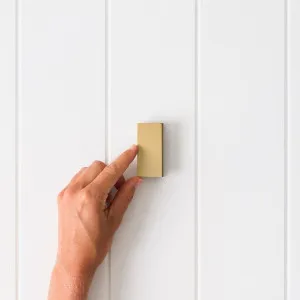 Shower Glass Clamp Brushed Brass for Bathroom Accessories, 10mm, Yabby by Yabby, a Shower Screens & Enclosures for sale on Style Sourcebook