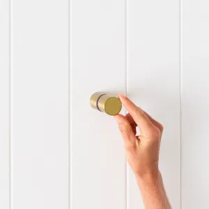 Shower Door Handle Brushed Brass by Yabby, Bathroom Accessory by Yabby, a Shower Screens & Enclosures for sale on Style Sourcebook
