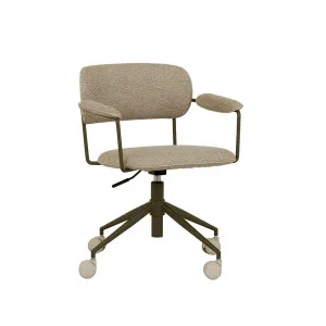 Piccolo Office Chair - Fawn Speckle - Sandstone PU by GlobeWest, a Chairs for sale on Style Sourcebook