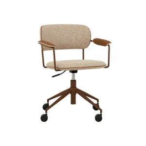 Piccolo Office Chair - Cedar - Nutmeg PU by GlobeWest, a Chairs for sale on Style Sourcebook